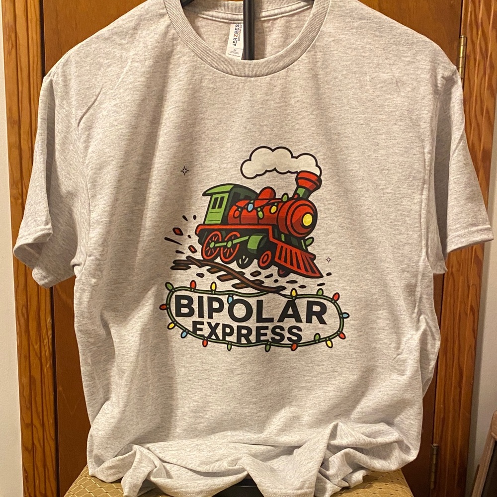 NEW! BIPOLAR EXPRESS XMAS tee